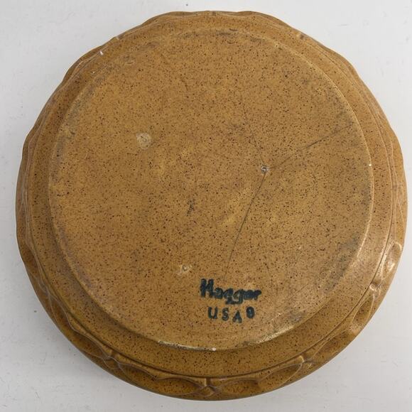 Vintage Haeger Pottery large round ceramic bowl planter - Picture 3 of 6